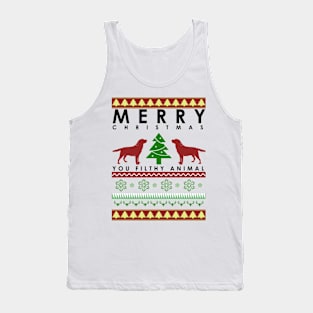 merry christmas you filthy animal Tank Top